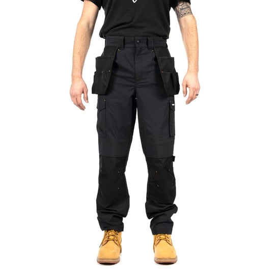 Caterpillar Nexus Holster Stretch Pocket Katoenen Zwarte Buitenbroek voor Mannen - Image 1