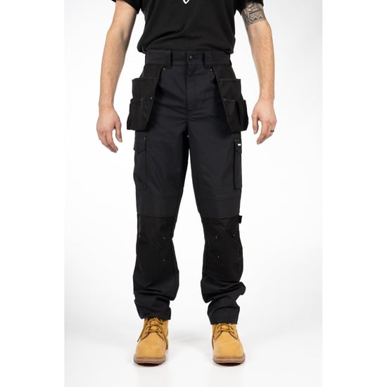 Caterpillar Nexus Holster Stretch Pocket Katoenen Zwarte Buitenbroek voor Mannen - Image 2