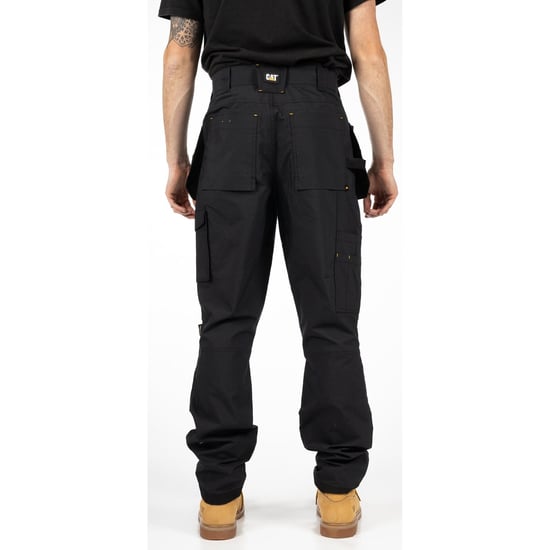 Caterpillar Nexus Holster Stretch Pocket Katoenen Zwarte Buitenbroek voor Mannen - Image 3