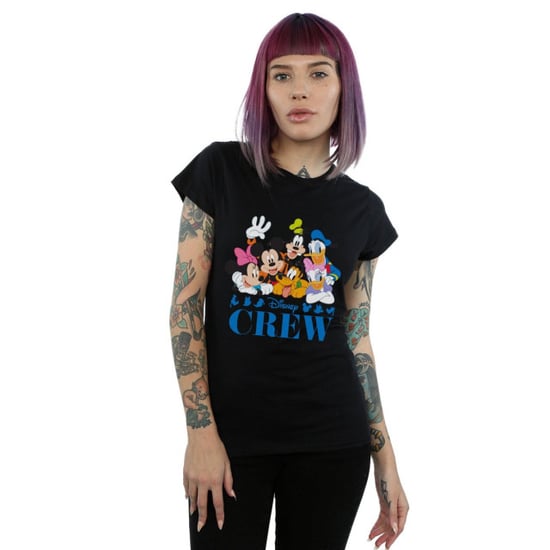 Disney Dames/Dames Mickey Mouse Disney Vrienden Katoenen T-Shirt (Zwart) - Image 3