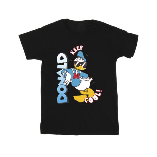 Disney Heren Donald Duck Cool T-Shirt (Zwart) - Image 1