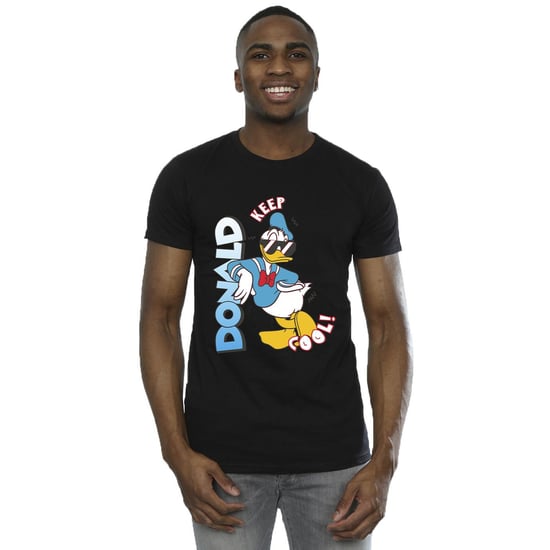 Disney Heren Donald Duck Cool T-Shirt (Zwart) - Image 2