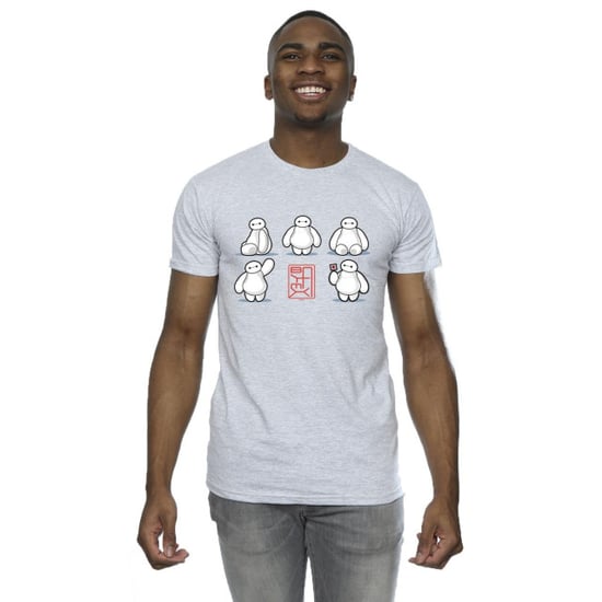Disney Heren Big Hero 6 Baymax Veel houdingen T-Shirt (Sportgrijs) - Image 3