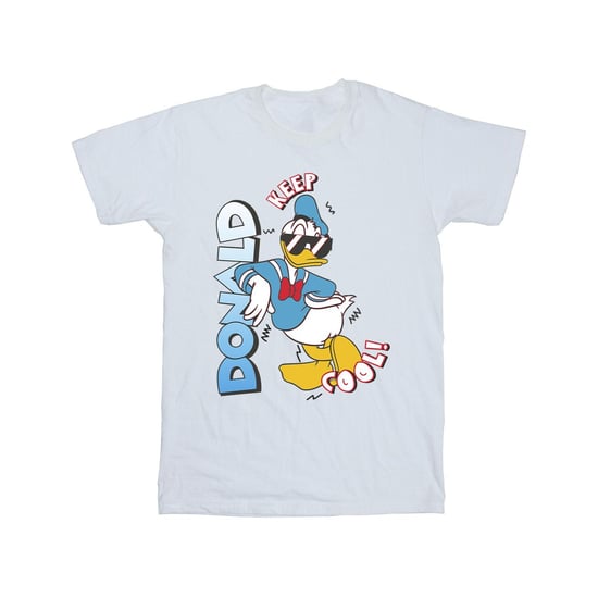 Disney Heren Donald Duck Cool T-Shirt (Wit) - Image 1