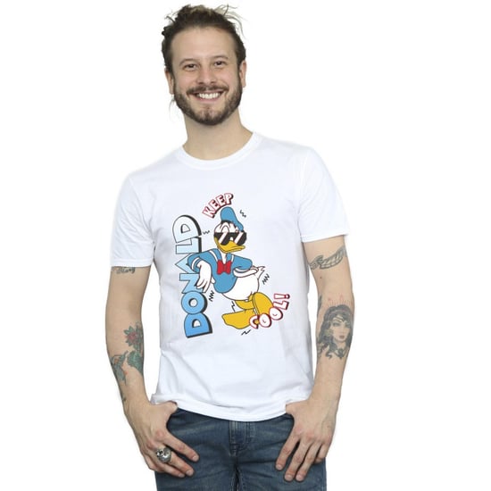 Disney Heren Donald Duck Cool T-Shirt (Wit) - Image 3