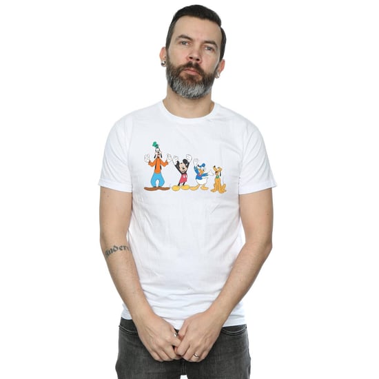 Disney Heren Mickey Mouse Friends T-Shirt (Wit) - Image 2