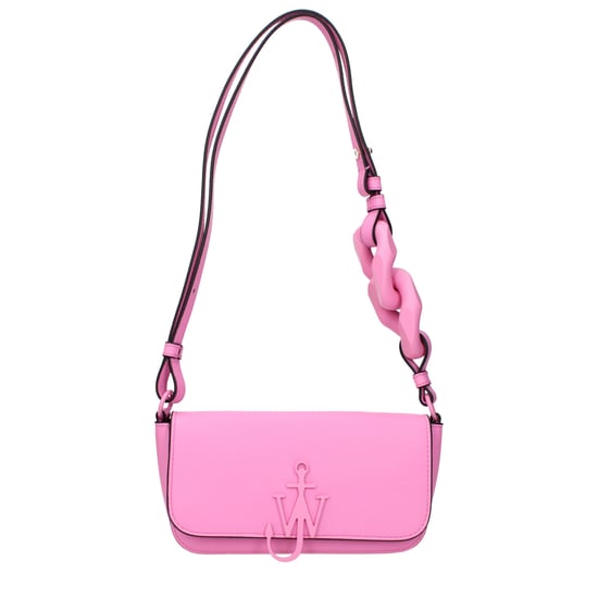 Roze Leren Schoudertas - Image 1