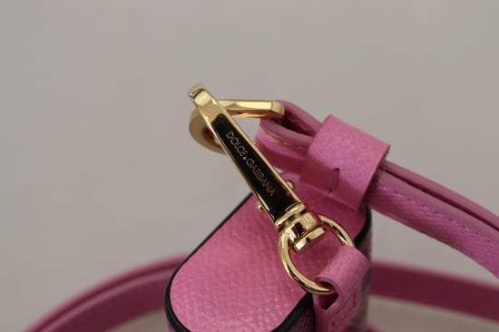 Dolce & Gabbana Chic Leren AirPods Hoes in Vrouwen Roze - Image 3