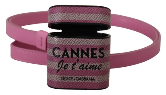 Dolce & Gabbana Chic Leren AirPods Hoes in Vrouwen Roze - Image 6