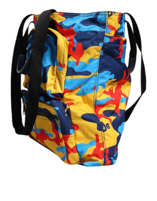 Multikleur Camouflage Nylon Shoppen Tote Bag - Image 3