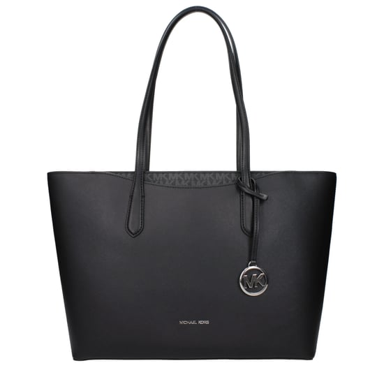 Black Fabric Shoulder Bag - Image 1