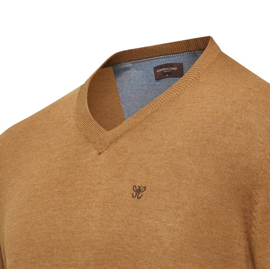 Cappuccino Italia Trui Salerno Pullover Bruin - Image 2