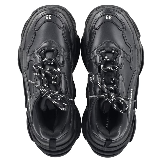 Balenciaga Triple S Sneakers in Zwart Polyester - Image 4