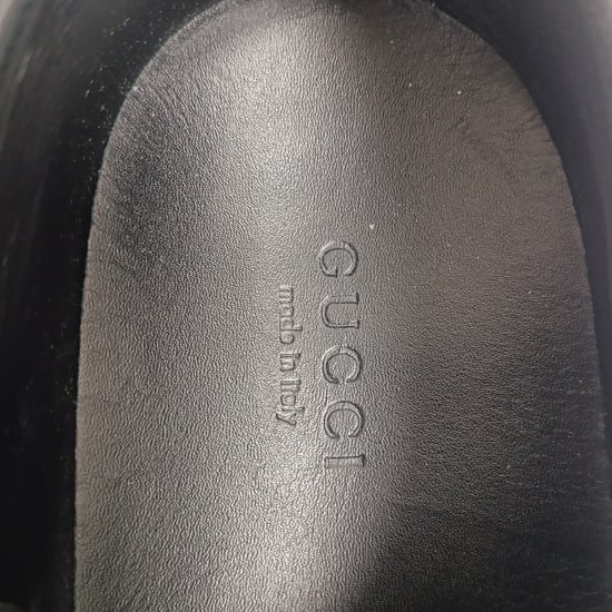 Gucci California Studded Lage Sneakers in Zwart Leer - Image 6