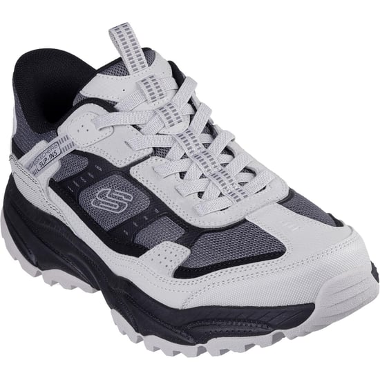 Skechers Heren Viking AT Suede Wandelschoenen (Grijs/Zwart) - Image 3