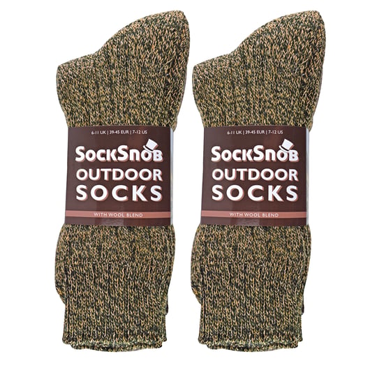 6 Pack Heren Dikke Warme Wolmix Wand socksen - Image 2