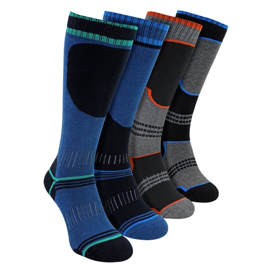 4-Pack Jongens Thermische Skisokken | Kniehoog Sokken voor Sneeuwlaarzen - Image 1