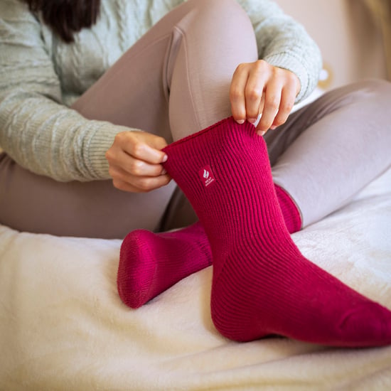 6 Paar Dames Originele Dikke Winter Thermosokken - Image 5
