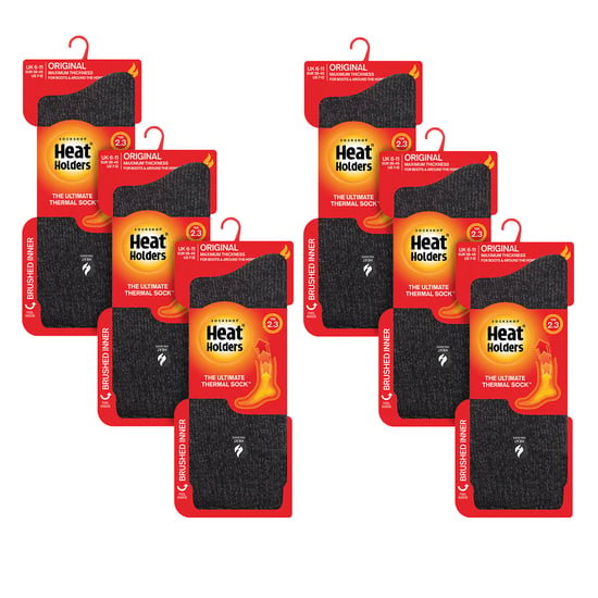 6 Paar Heren Original Dikke Winter Thermosokken voor Koud Weer - Image 2