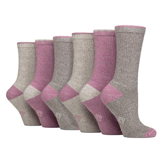 6 Paar Dames Waterafstotende Middelzware Buitensokken voor Hiken & Wandelen - Image 1