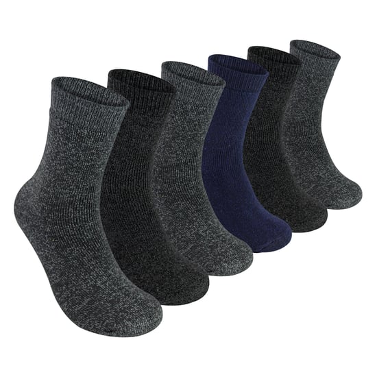 6-pack jongens waarde boot sokken | Buitensport warme wandelsokken - Image 1