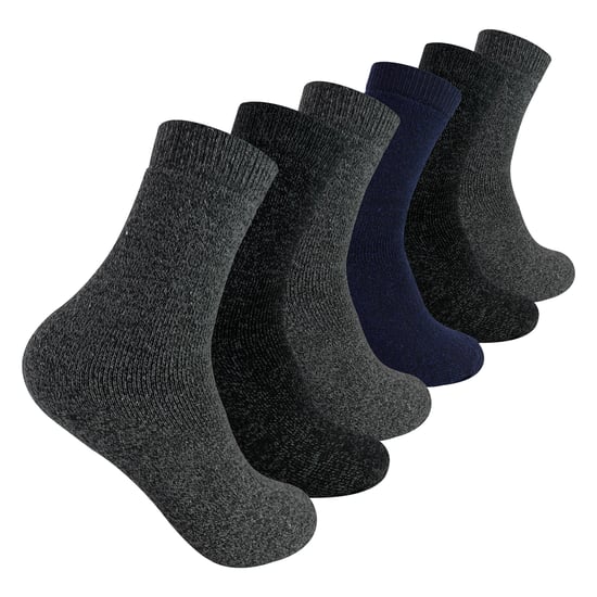 6-pack jongens waarde boot sokken | Buitensport warme wandelsokken - Image 3