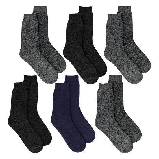 6-pack jongens waarde boot sokken | Buitensport warme wandelsokken - Image 4