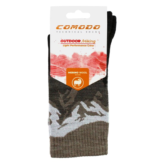 Heren Dames Lichte Performance Crew Merino Wol Sokken | Trekking Sokken - Image 2