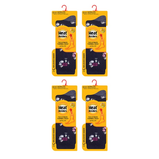 4 Paar Dames UltraLite Lichtgewicht Thermosokken - Image 2