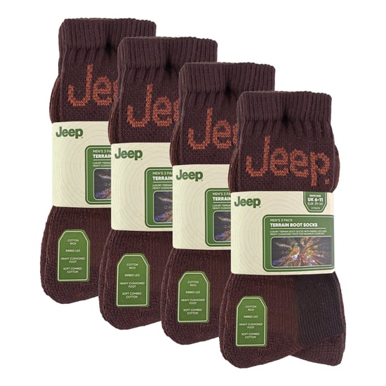 12 Pairs Mannen Luxe Gevoerde Katoenen Wandelsokken - Image 2