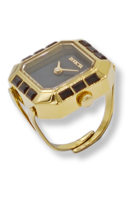 Invicta Mini 49584 Dames Horloge - Quartz Uurwerk - Roestvrij Staal met zwarte Wijzerplaat - 21mm - Image 2