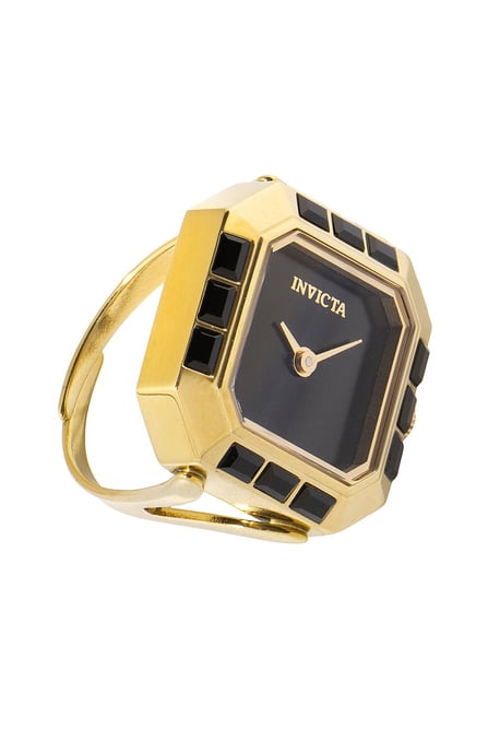Invicta Mini 49584 Dames Horloge - Quartz Uurwerk - Roestvrij Staal met zwarte Wijzerplaat - 21mm - Image 3