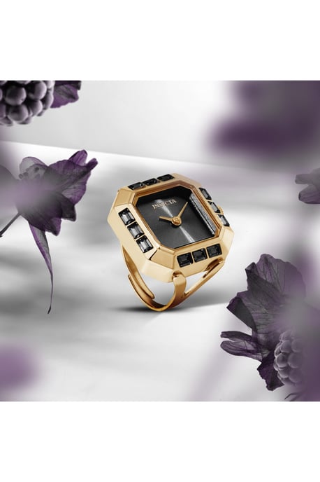 Invicta Mini 49584 Dames Horloge - Quartz Uurwerk - Roestvrij Staal met zwarte Wijzerplaat - 21mm - Image 5