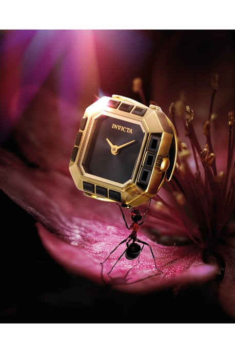 Invicta Mini 49584 Dames Horloge - Quartz Uurwerk - Roestvrij Staal met zwarte Wijzerplaat - 21mm - Image 6