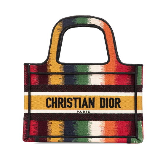 Dior Boek Tote Multikleur Gestreept - Image 2