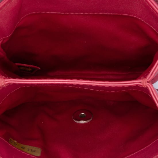 Chanel Gequilted Lammy Crossbody - Image 4