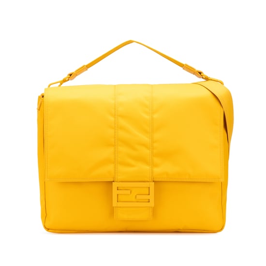Handtas Gele Fendi Logo - Image 1