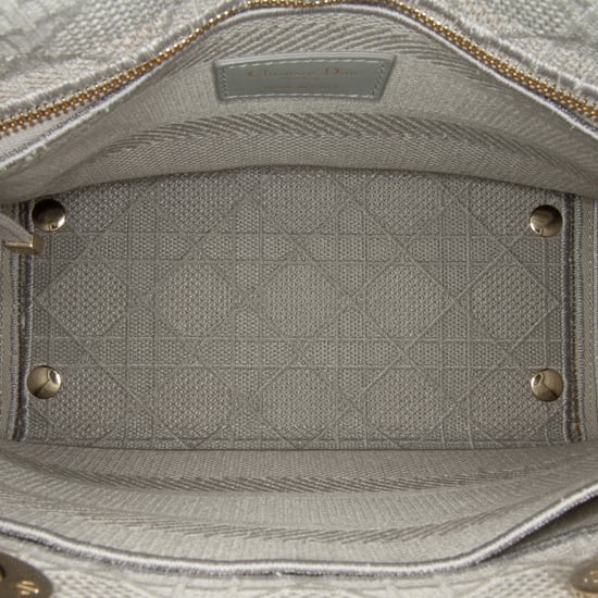 Dior Caro Mini Tas Grijs Geïnspireerd Katoen - Image 6