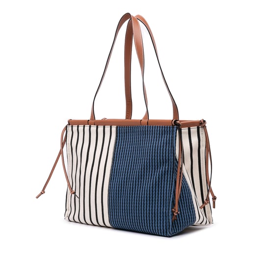 Paula Ibiza Tote Bag Gestreept Canvas - Image 2