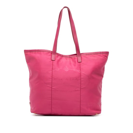 Roze Nylon Schoudertas - Image 1