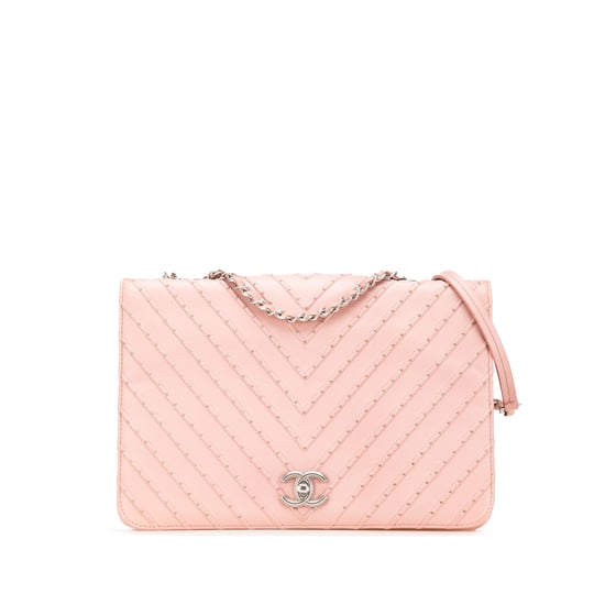 Geknoopte Chevron Gequiltte Tas - Image 1