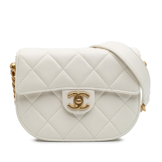 Chanel Gequilted Lamsleren Schoudertas - Image 1