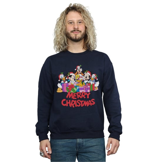 Disney Heren Mickey Mouse en vrienden Kerstmis Sweatshirt (Marineblauw) - Image 2
