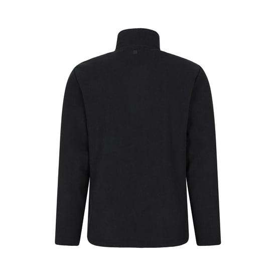 Mountain Warehouse Heren Farland Fleece gevoerde Half Zip Midlayer (Zwart) - Image 2
