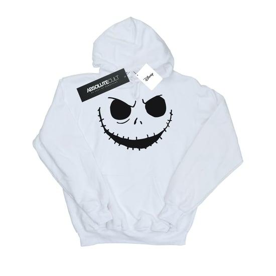 Disney Heren Nightmare Before Christmas Jack's Face Bold Hoodie (Wit) - Image 1