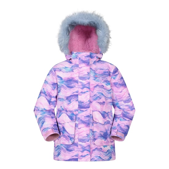 Mountain Warehouse Kinder/Kinder Ranger Camouflage Waterafstotend Jasje (Paars) - Image 1