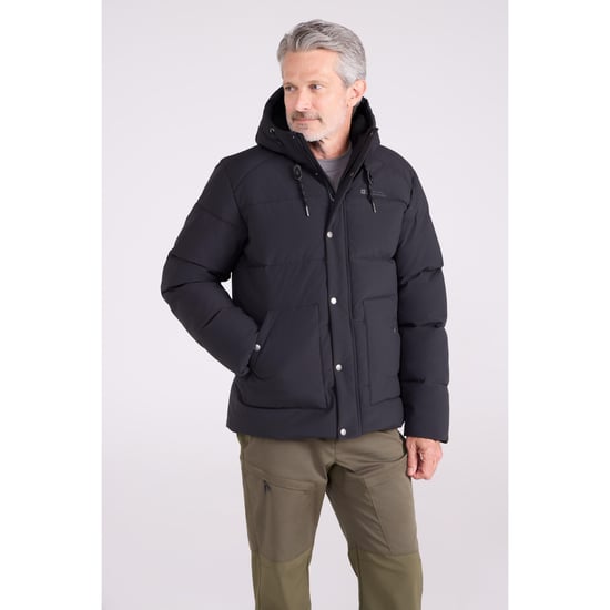 Mountain Warehouse Heren Manta gewatteerd jack (Zwart) - Image 1