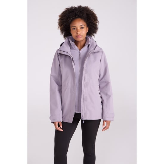 Mountain Warehouse Dames/Dames Fell II 3 in 1 Jas (Donker paars) - Image 1