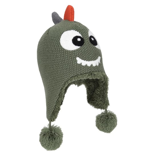 Mountain Warehouse Kinder Draak Kunstbont Gevoerde Muts en Handschoenen Set (Groen) - Image 4