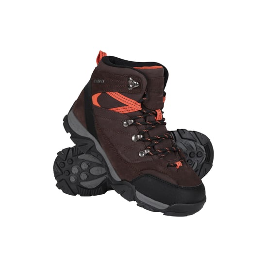 Mountain Warehouse Kinder/kleuterpad suède wandelschoenen (Bruin) - Image 1